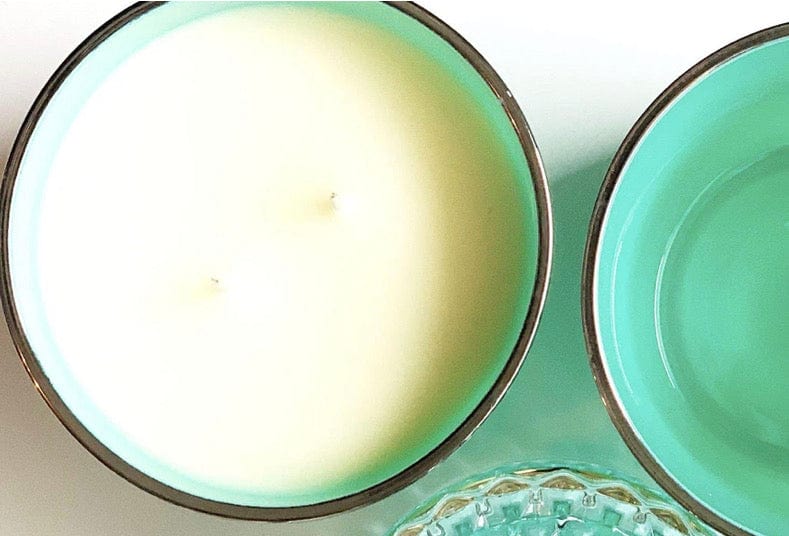 Glass Candle Bowl
