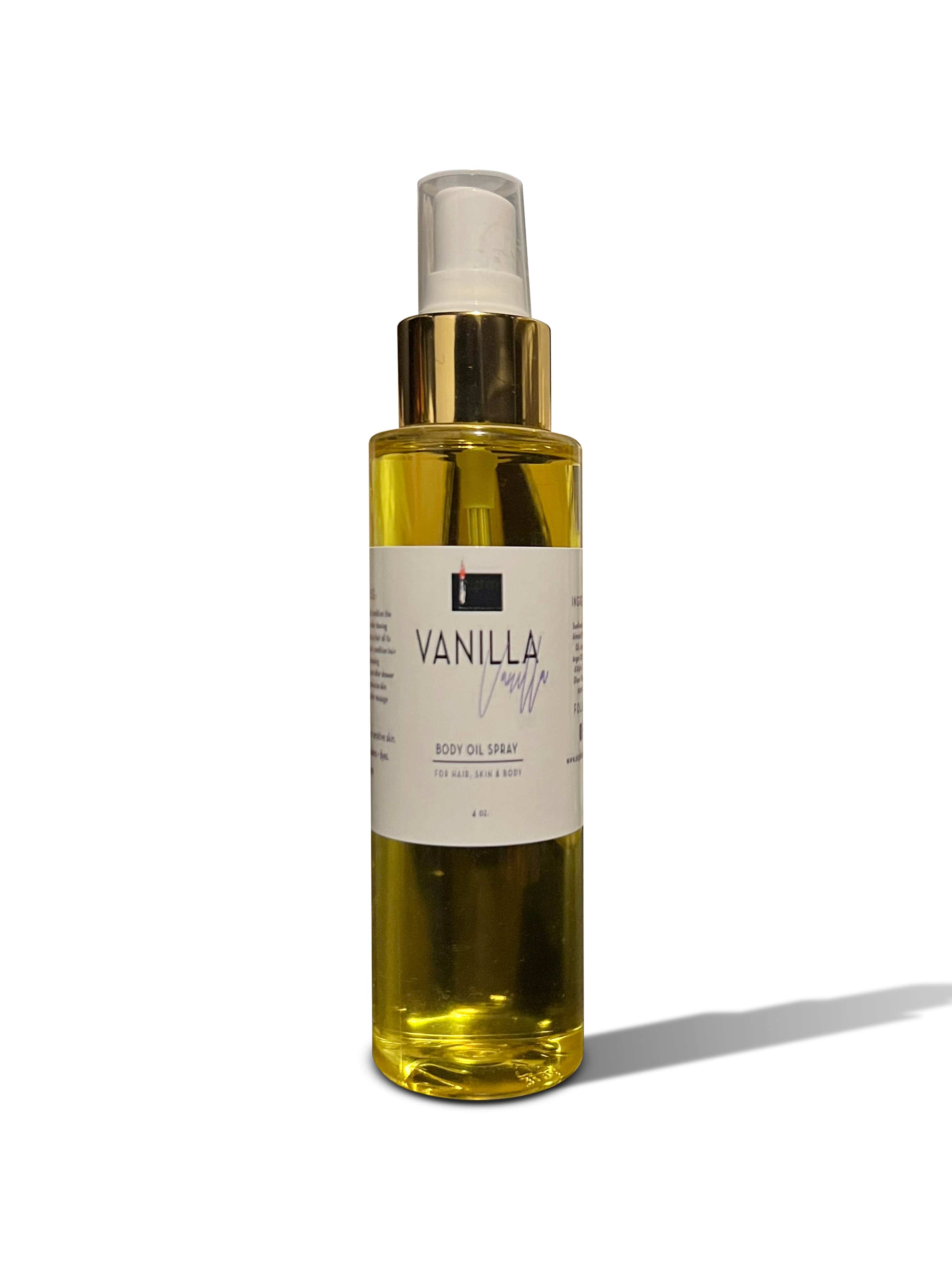 Vanilla Body Oil 4 Oz 
