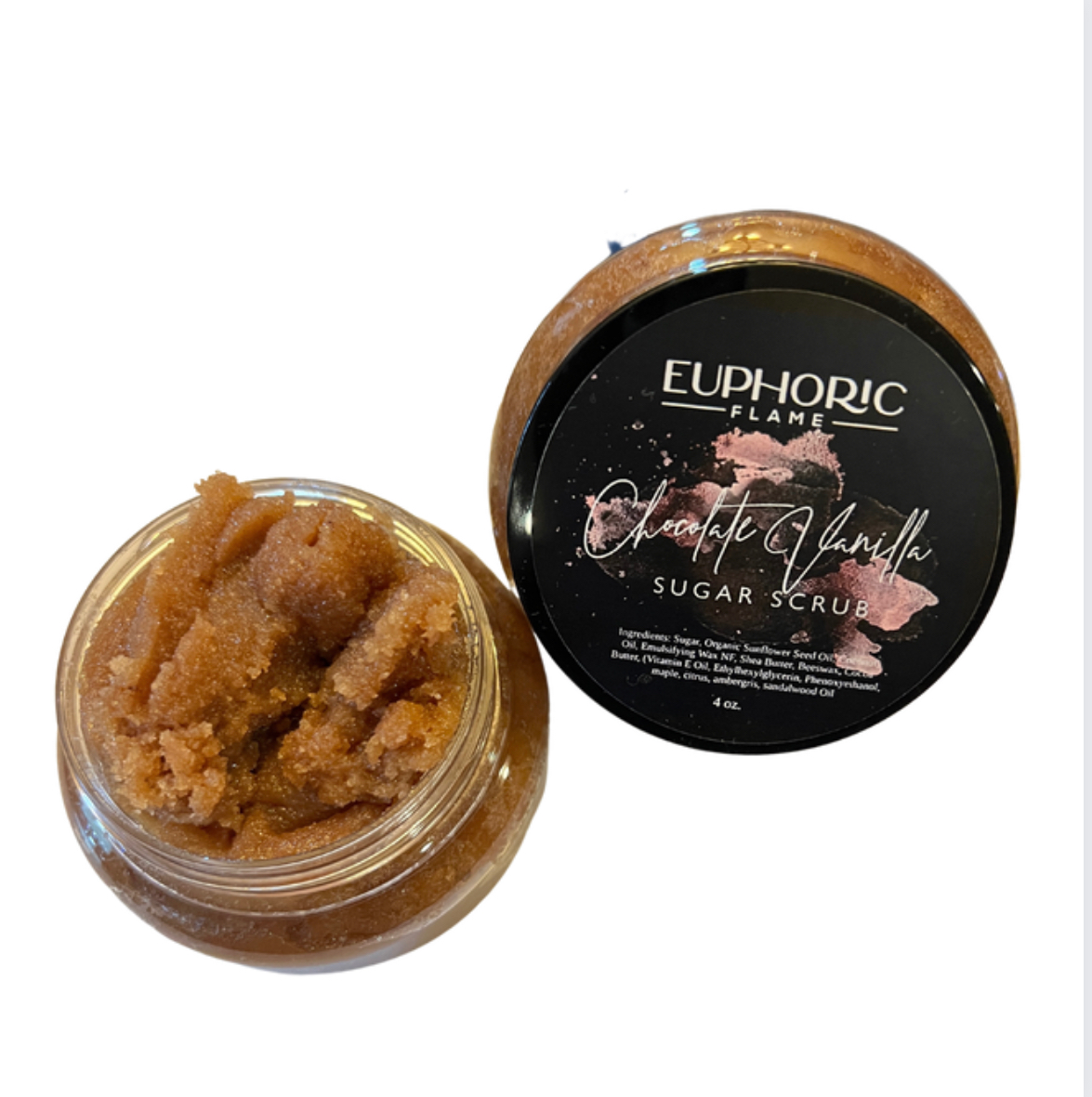 Chocolate + Vanilla Shea Sugar Scrub