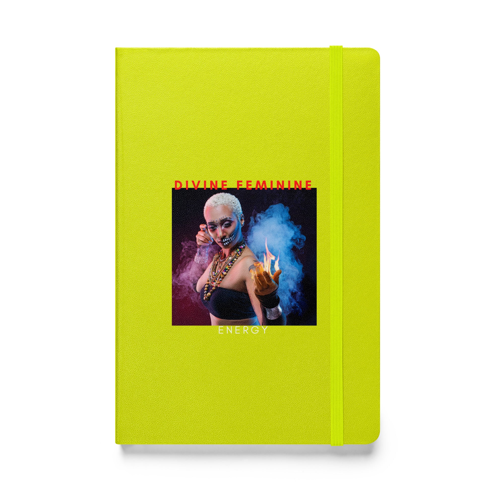 Divine Feminine Energy Hardcover bound notebook